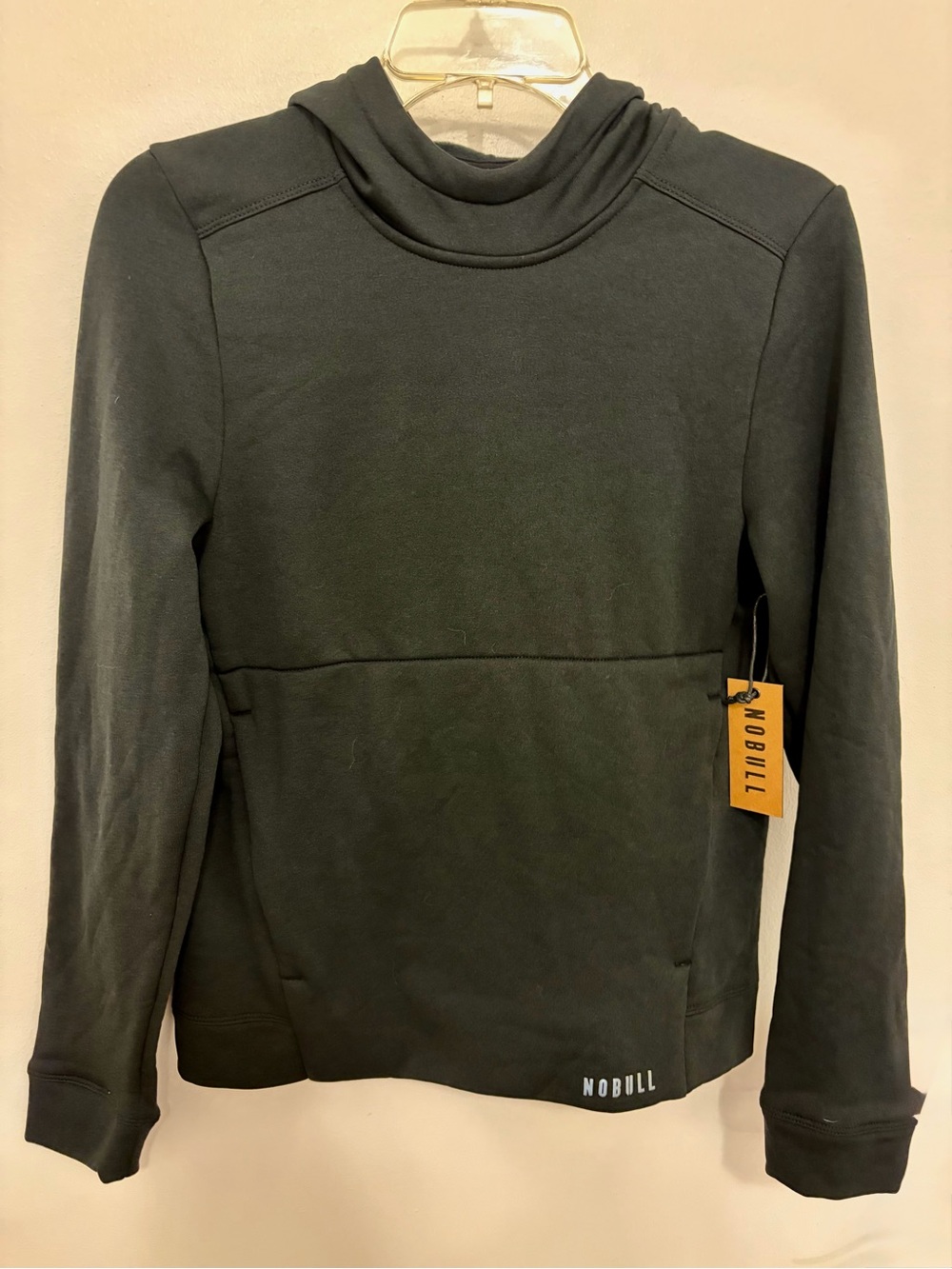 NOBULL boys black Funnel Neck Sweater